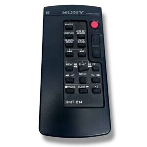Sony RMT-814 Remote Control Black Wireless For Handycam DCR-TRV110 Camcorder